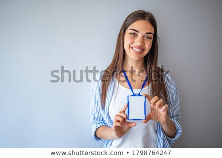 [[stock_photo]]: Office Workers With Name Tags