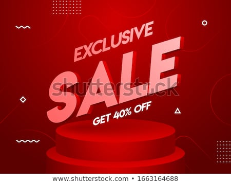 Stock photo: Exclusive Products Hot Sale Discounts Offers