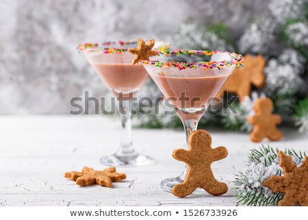 Сток-фото: Sugar Cookie Martini With Sprinkles Rim