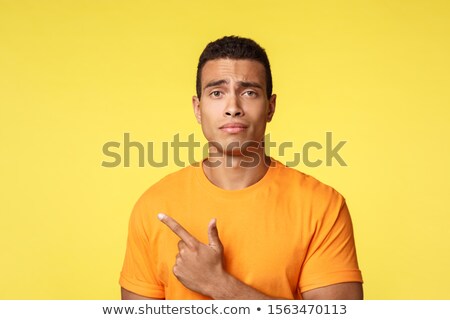 Stock photo: Upset And Depressed Young Handsome Sportsman In Casual Outfit Frowning Making Gloomy Frustrated Exp