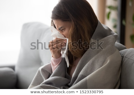 Stockfoto: Teenage Gril Having A Cold