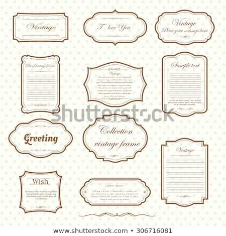 [[stock_photo]]: Abstract Vintage Frame And Elements Background