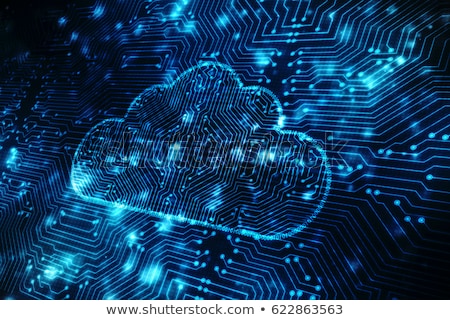 Stock fotó: Network Cloud Computing