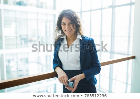 Сток-фото: Portrait Of Attractive Brunette Lady