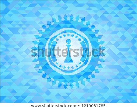 Stock photo: Diamond Chess King Vector Illustration