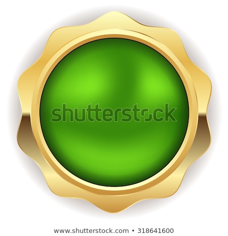 Foto d'archivio: Warranty Guarantee Seal Green Vector Button Icon Design Set