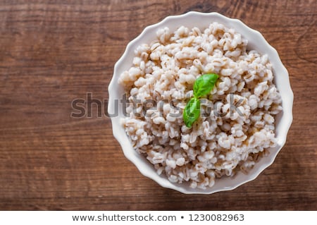 Stock photo: Cooked Pearl Barley