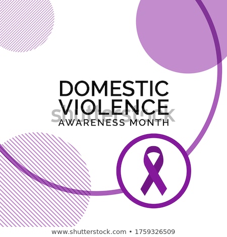 Stockfoto: Purple Ribbon Against The Violence Against Women
