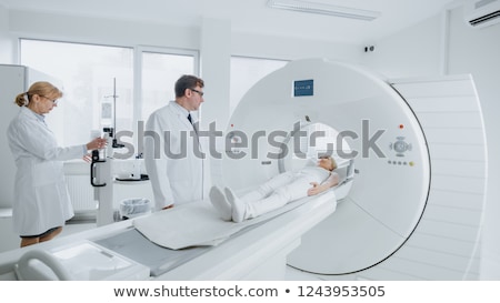Foto stock: Magnetic Resonance Imaging Procedure At Hospital