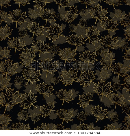 Foto d'archivio: Seamless Repeating Fall Leaf Background