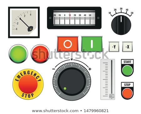 Foto stock: Machine Control Panel