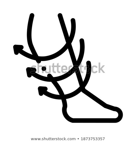 Foto stock: Healthy Leg Artery Background