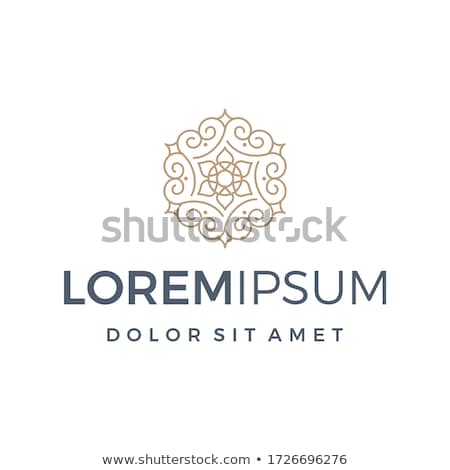 Stock fotó: Abstract Islamic Brand Logo Design