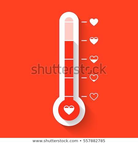 Foto stock: Thermometers For Heat And Frozen