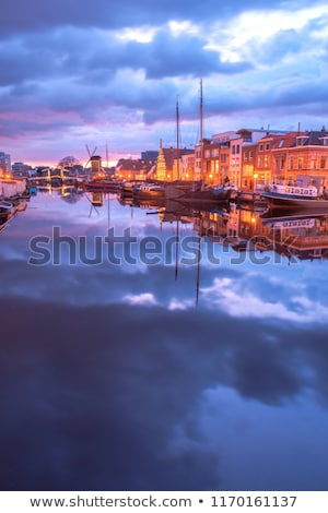 [[stock_photo]]: Leiden Canals In Netherlands