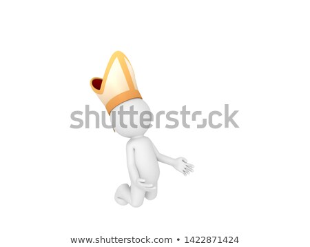 Stock foto: Cartoon Pope Bored