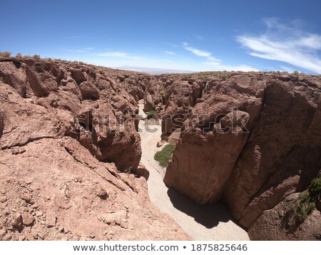 Foto stock: Remains Of A Volcano