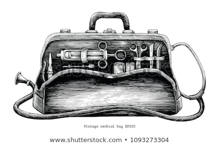 Stok fotoğraf: The Tools And Medicine In The Medical Bag