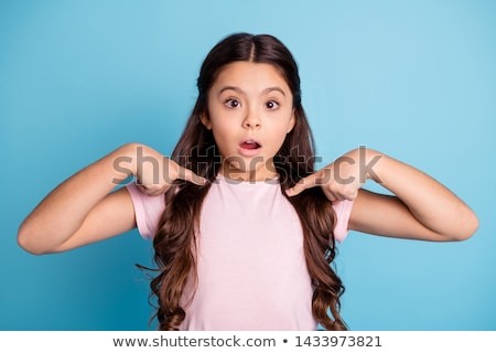 Foto stock: Girl With Shock Hair Do