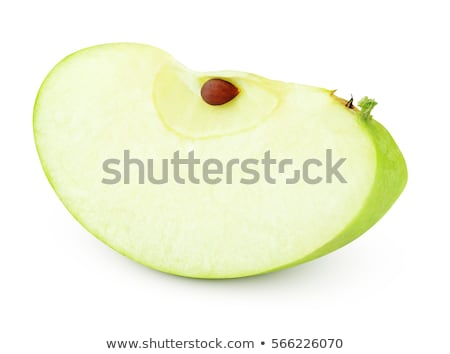 Stok fotoğraf: Single Cross Of Green Apple