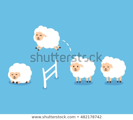 Сток-фото: Jumping Sheep