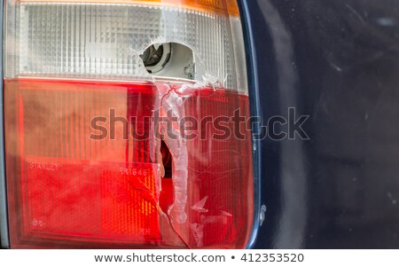 [[stock_photo]]: Broken Tail Light