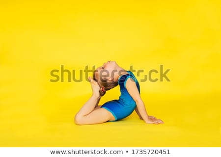 Foto stock: Girl Gymnast