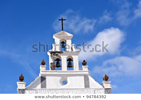 Foto d'archivio: Beautiful Catholic Church Of San Bartholomae In Lanzarote