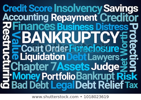 Stock fotó: Bankrupt Word