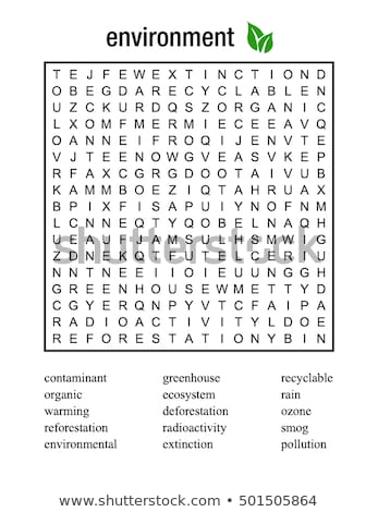 Imagine de stoc: Puzzle With Word Recycle