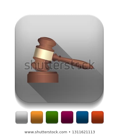 Stock photo: Wooden Judge Gavel And Soundboard