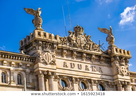 Stock photo: Aduana De Barcelona Old Neoclassical Customs Building In At Por