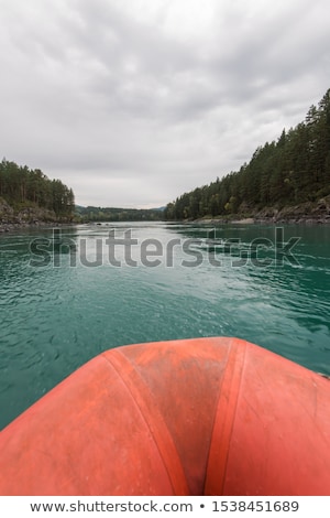 Stock photo: Rafting And Boating On The Katun River
