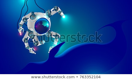 Stok fotoğraf: Underwater Robot