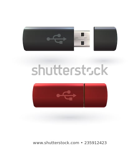 Foto stock: Usb Flash Drive On White Background Isolated 3d Image