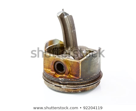 Foto stock: Old Engine Piston