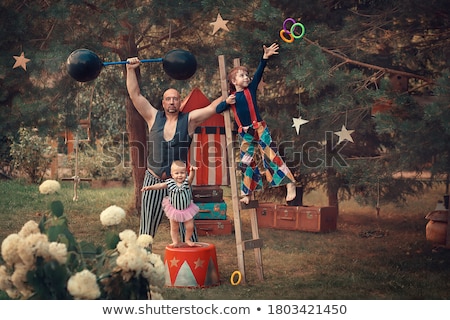 Foto stock: Man Dressed As A Clown