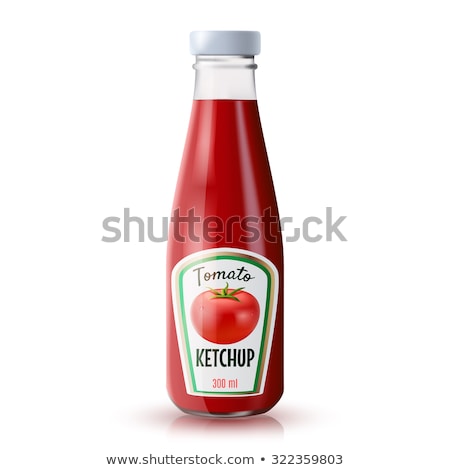 Stock photo: Ketchup Bottle Isolated On A White Background