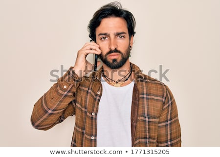 Foto stock: Angry Young Man