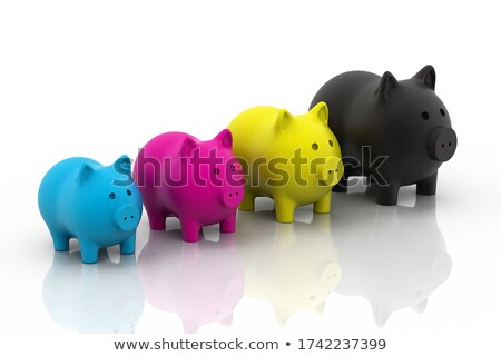 Imagine de stoc: Cmyk Piggy Bank