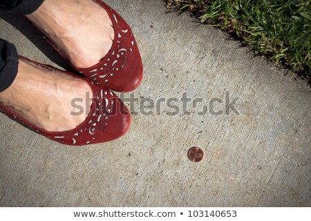 Foto stock: Penny Red