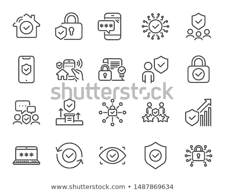 [[stock_photo]]: Secure Access Icon Flat Design