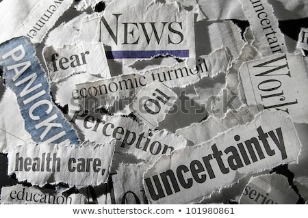 [[stock_photo]]: Bad News In The Newspaper