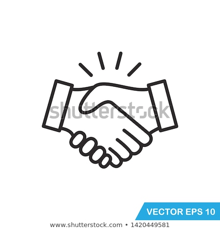 Stockfoto: Business Handshake Icon