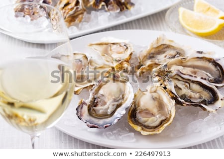 Foto stock: Seafood And White Wine