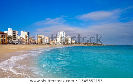 Stock photo: Vinaroz Playa Del Forti Beach In Castellon