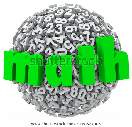 Math Word Sphere Сток-фото © iQoncept