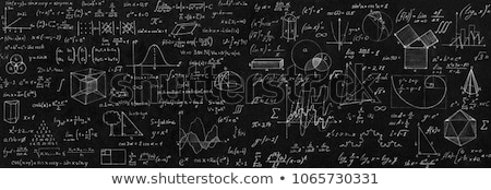 Stock fotó: Blackboard With Formula