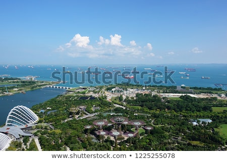 Zdjęcia stock: Observation Pier At Marina Barrage Singapore