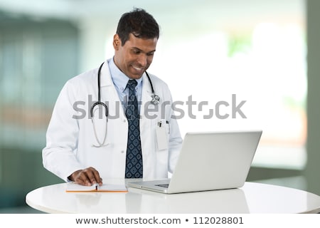 Zdjęcia stock: Head Physician At His Desk